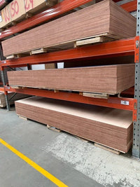 Stack of large plywood sheets in 9mm ply, 12mm plywood and 18mm plywood