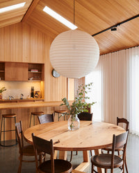 Touchwood Tasmanian Oak veneer panelling - The Good Day House, Torquay VIC