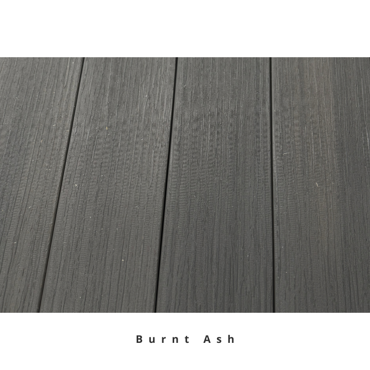 Clip & Go composite decking Burnt Ash colour