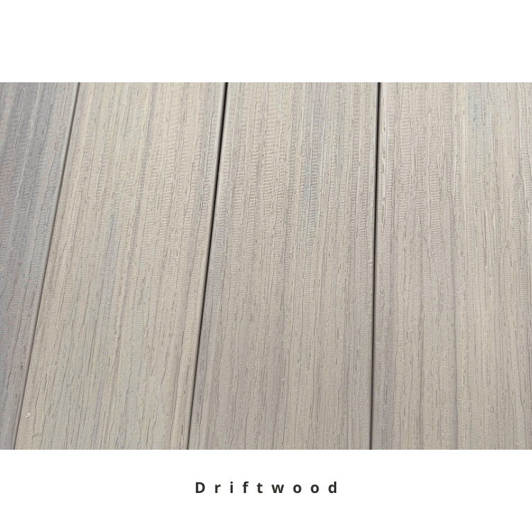 Clip & Go composite decking Driftwood colour