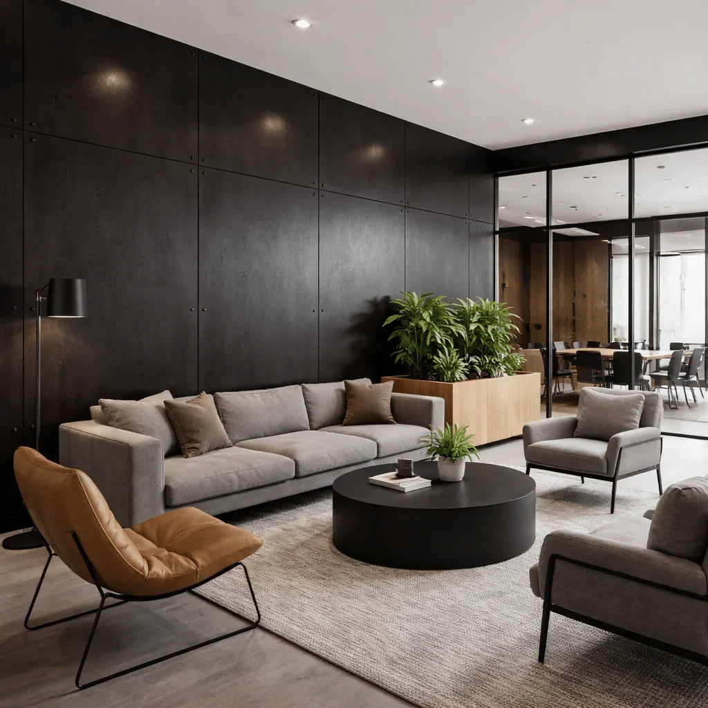 Form plywood used for interior wall 