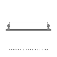 KlevaKlip Snap-Loc clip with decking board