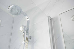 Mr Wet Wall Wet Area Panels - White Carrara Marble Gloss