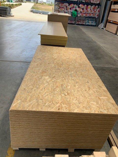 OSB board sheet size diagram 2400 x 1200mm 18mm thickness