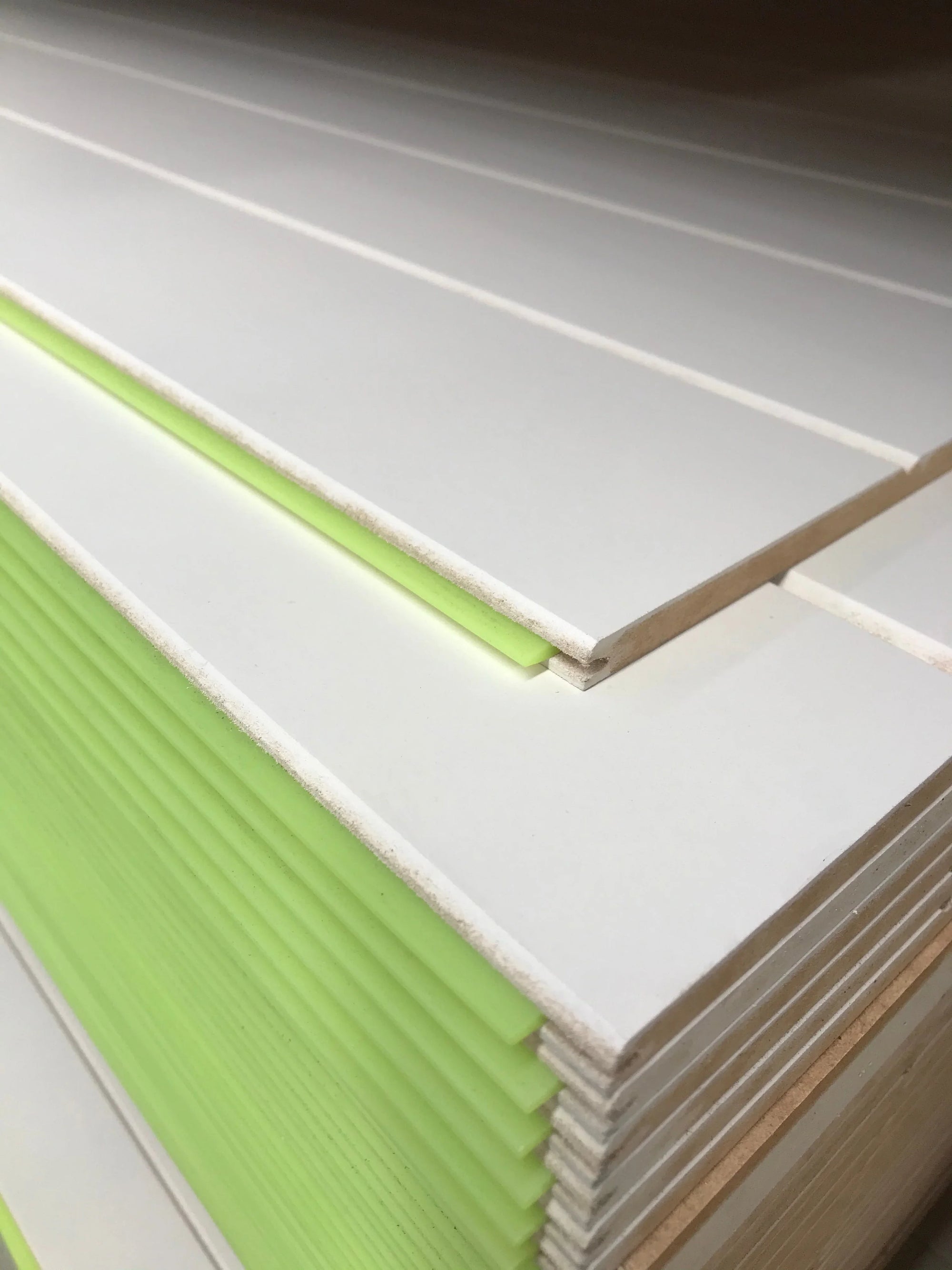 Stacked easyREGENCY 150 mm internal lining sheets