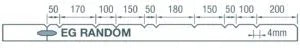 tongue and groove Easyjoin system on easyGROOVE Random wall panel